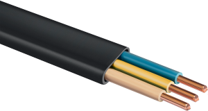 кабель силовой ВВГ-П нг(А)-LS 3x1.5 mm2, ГОСТ 31996-2012, плоский серия «ПРОФЕССИОНАЛ»
